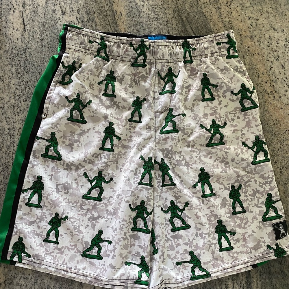 Toy Soldier Print Kids Shorts